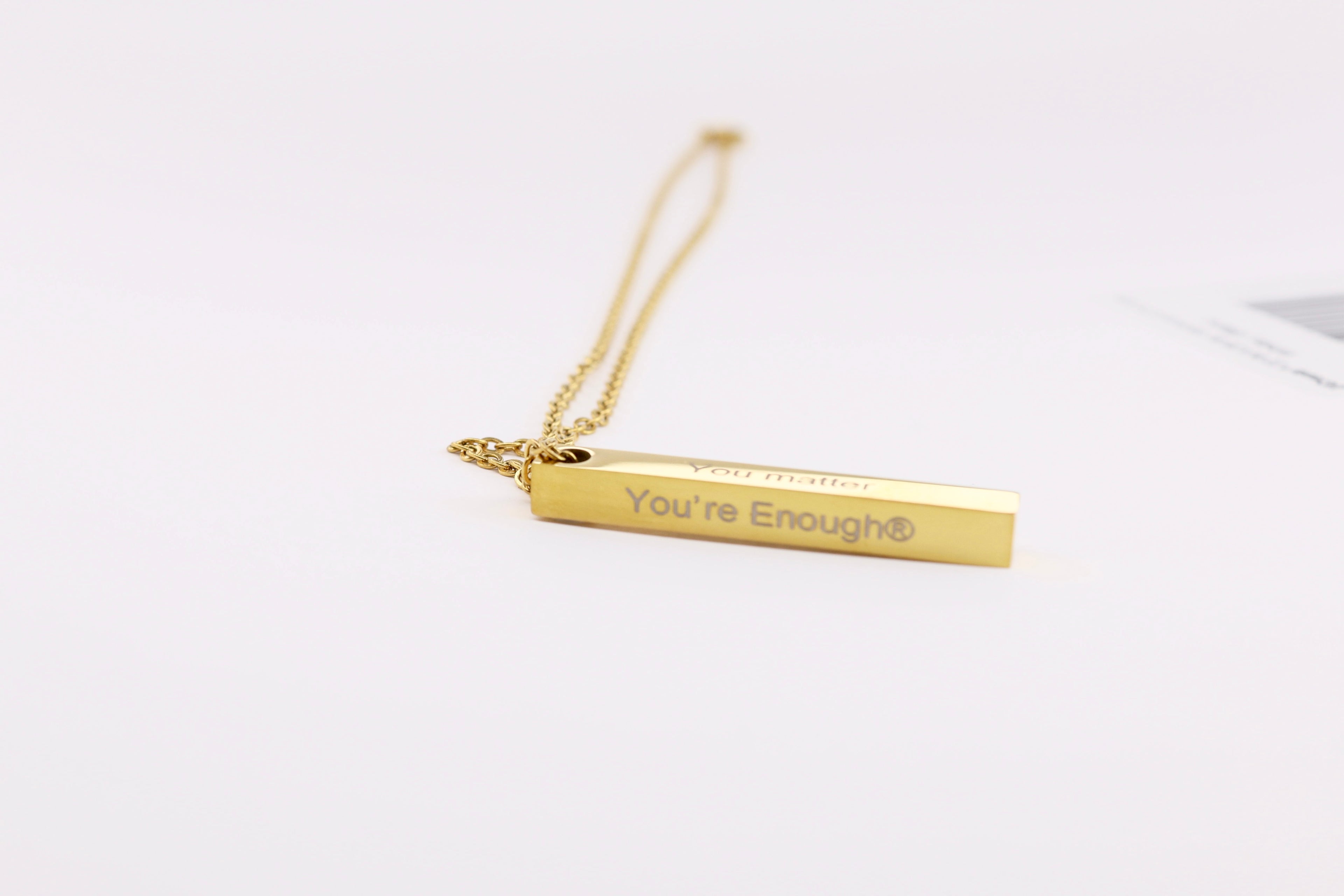 AFFIRMATION BAR NECKLACE
