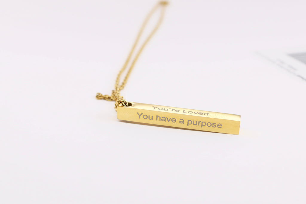 AFFIRMATION BAR NECKLACE