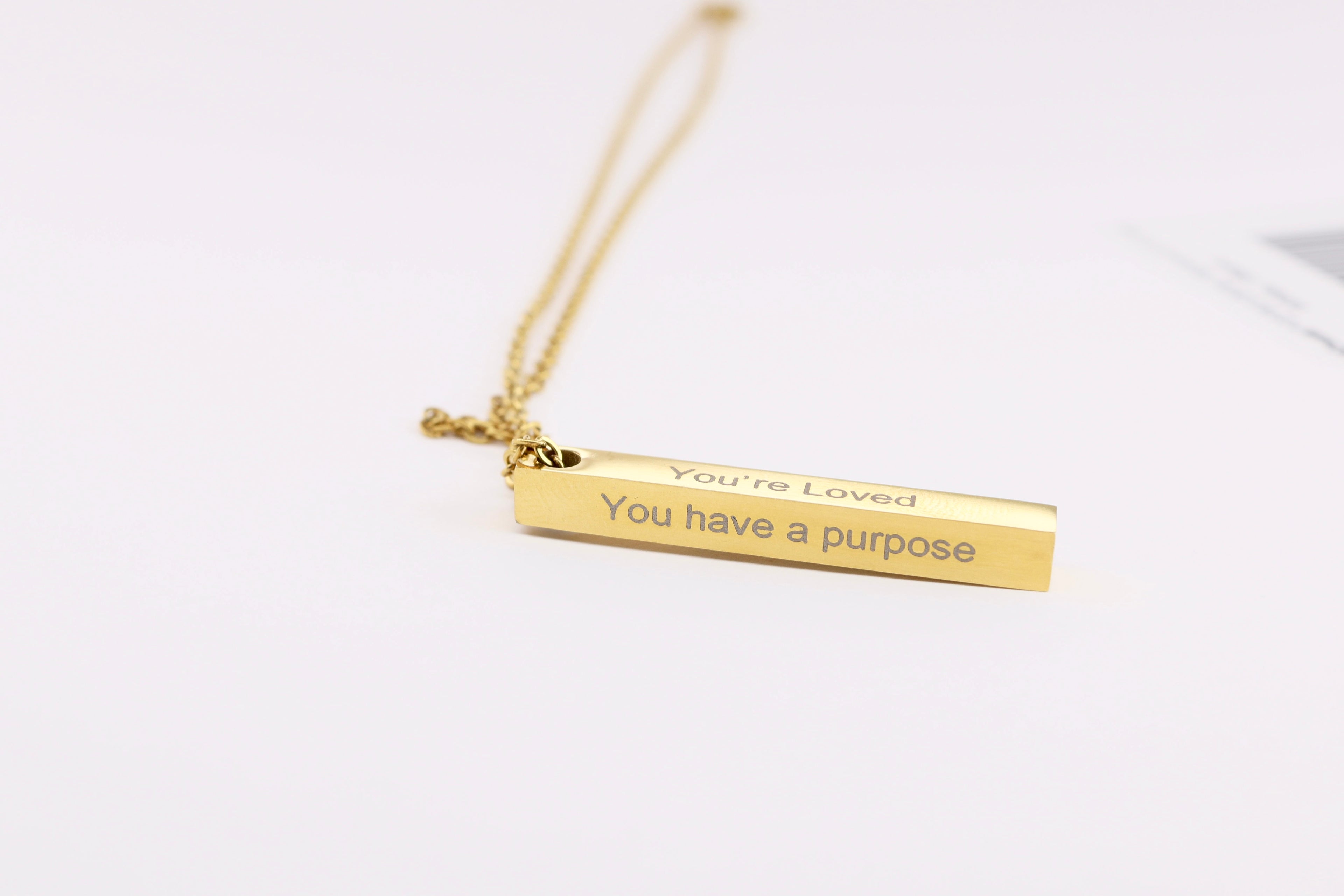 AFFIRMATION BAR NECKLACE