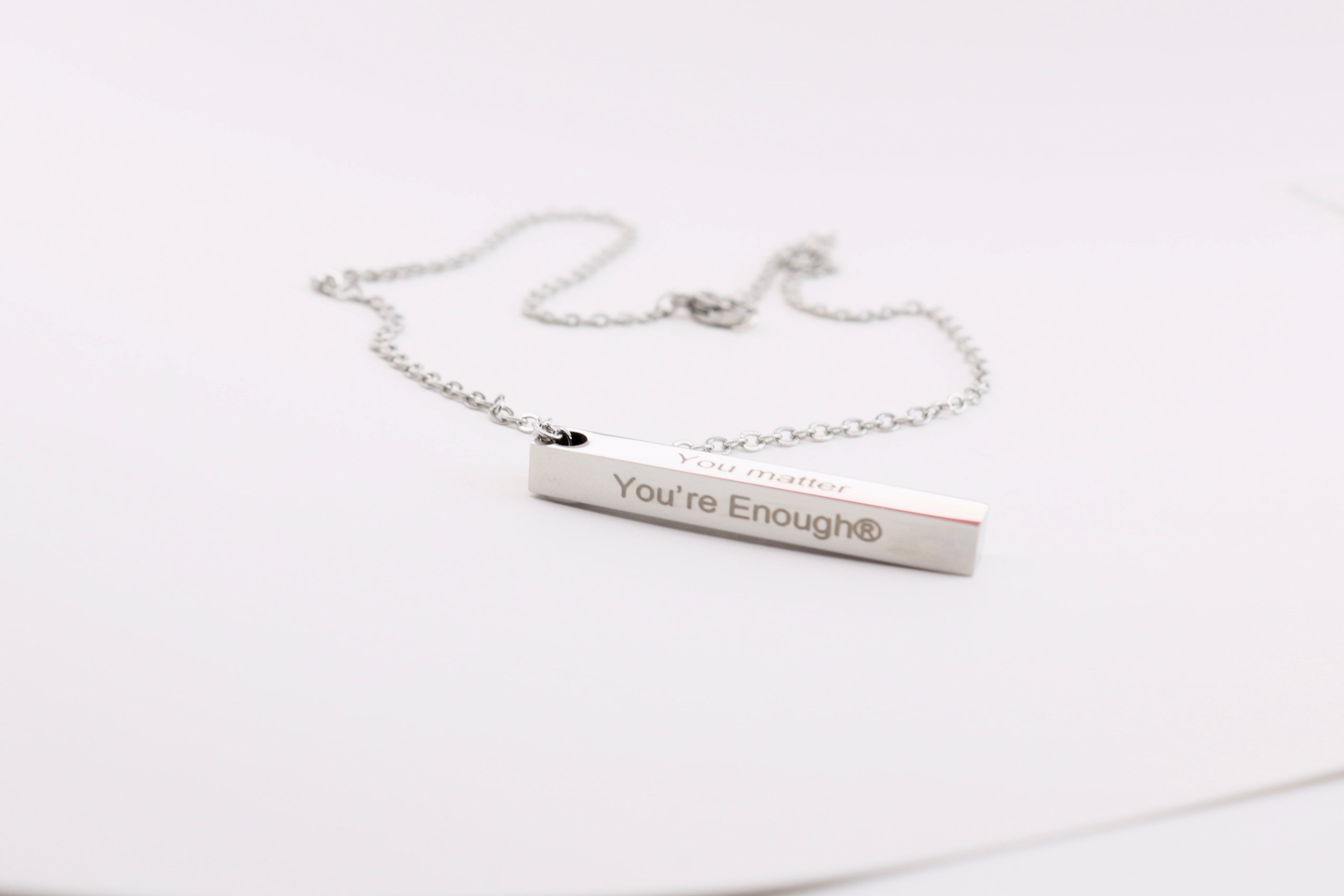 AFFIRMATION BAR NECKLACE