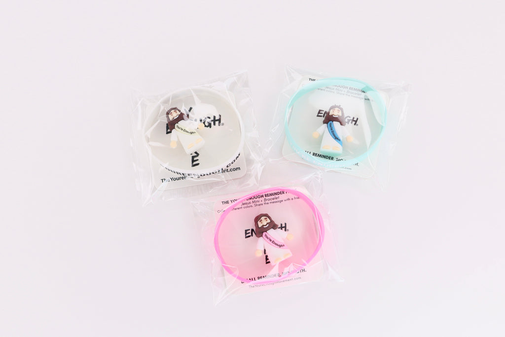JESUS MINI + YOU'RE ENOUGH® BRACELET PACKS - ASSORTED 10 PACK