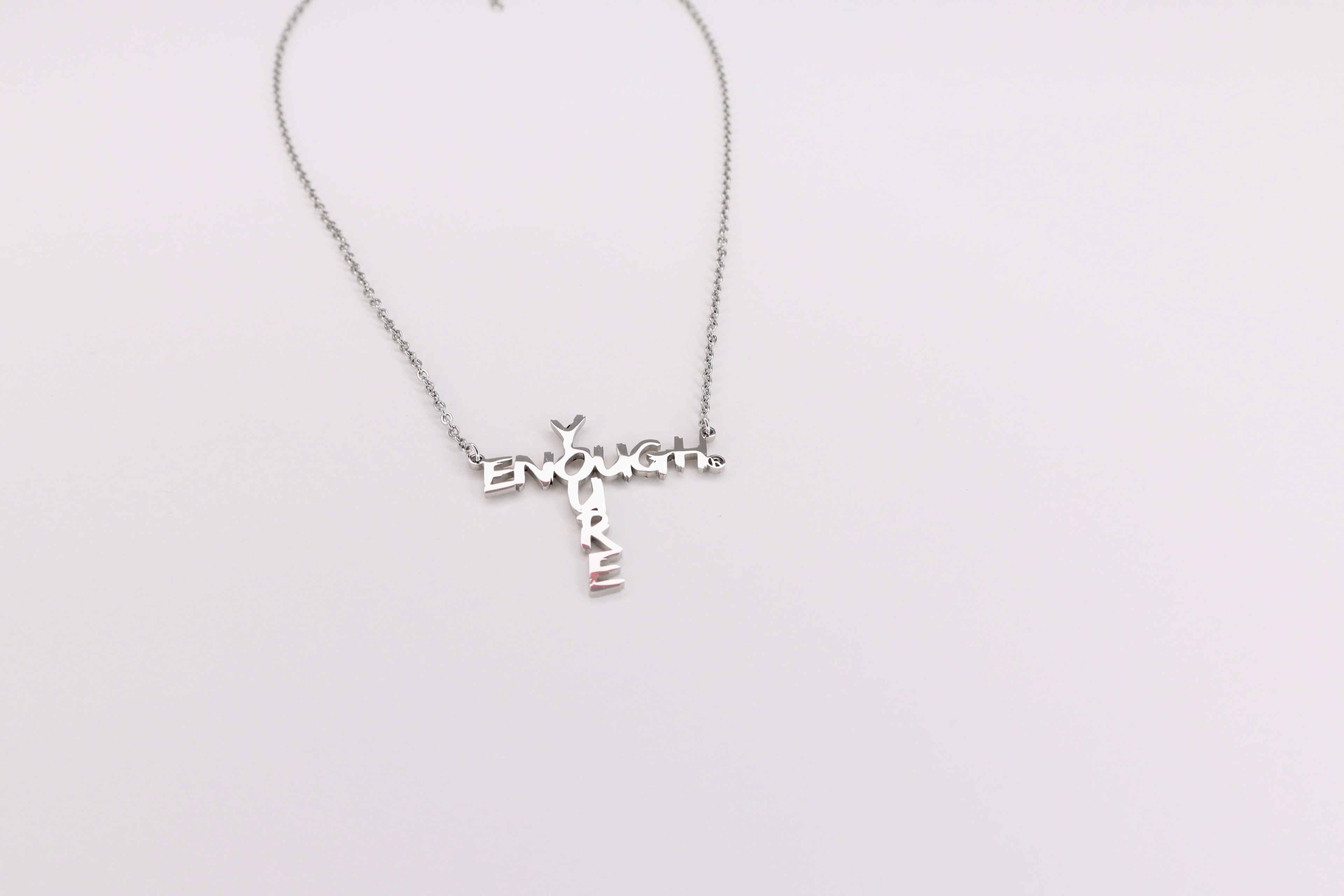 YOU'RE ENOUGH® CROSS CUTOUT NECKLACE