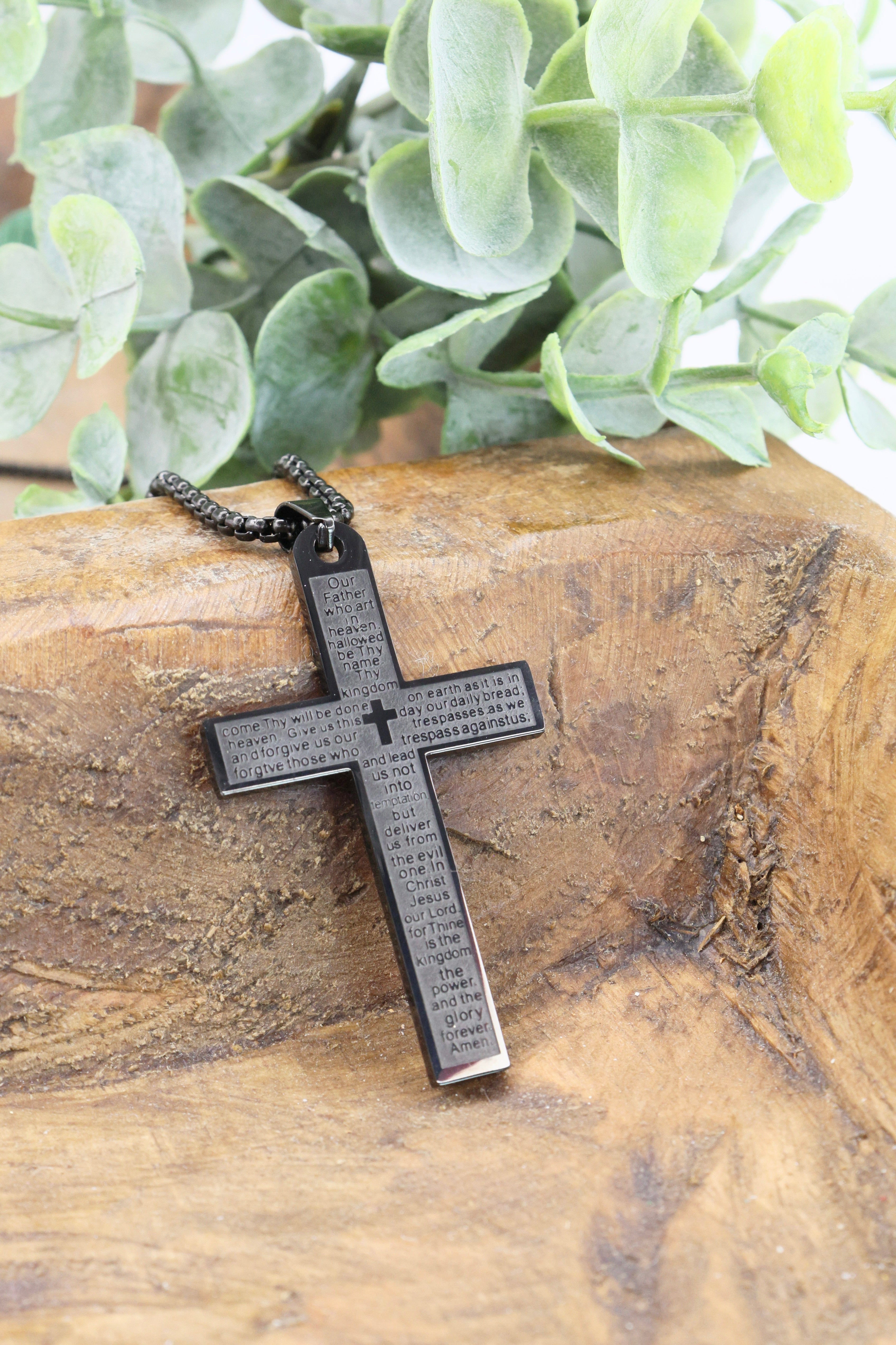 LORD'S PRAYER MEN'S NECKLACE