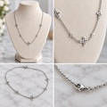 FIVE CROSS NECKLACE