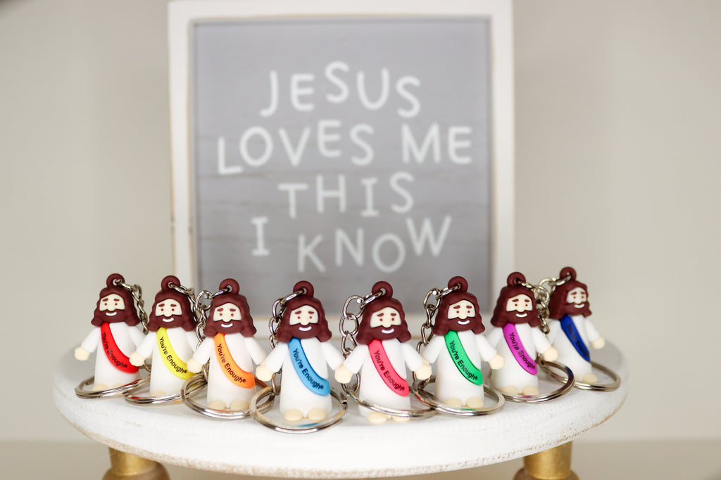 JESUS MINI KEYCHAINS - ASSORTED 10 PACK