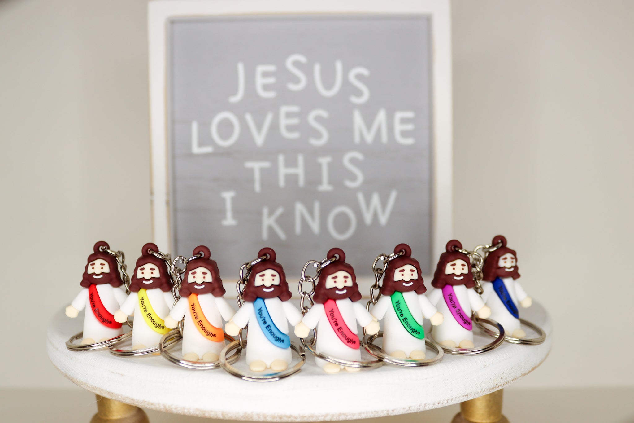 JESUS MINI KEYCHAINS - ASSORTED 10 PACK