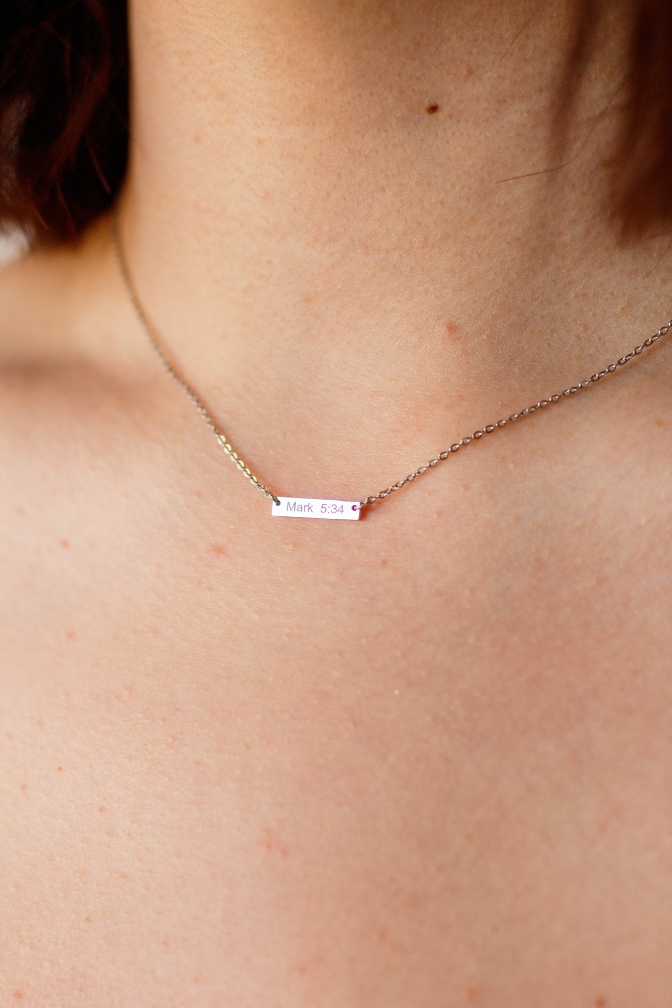 MARK 5:34 NECKLACE