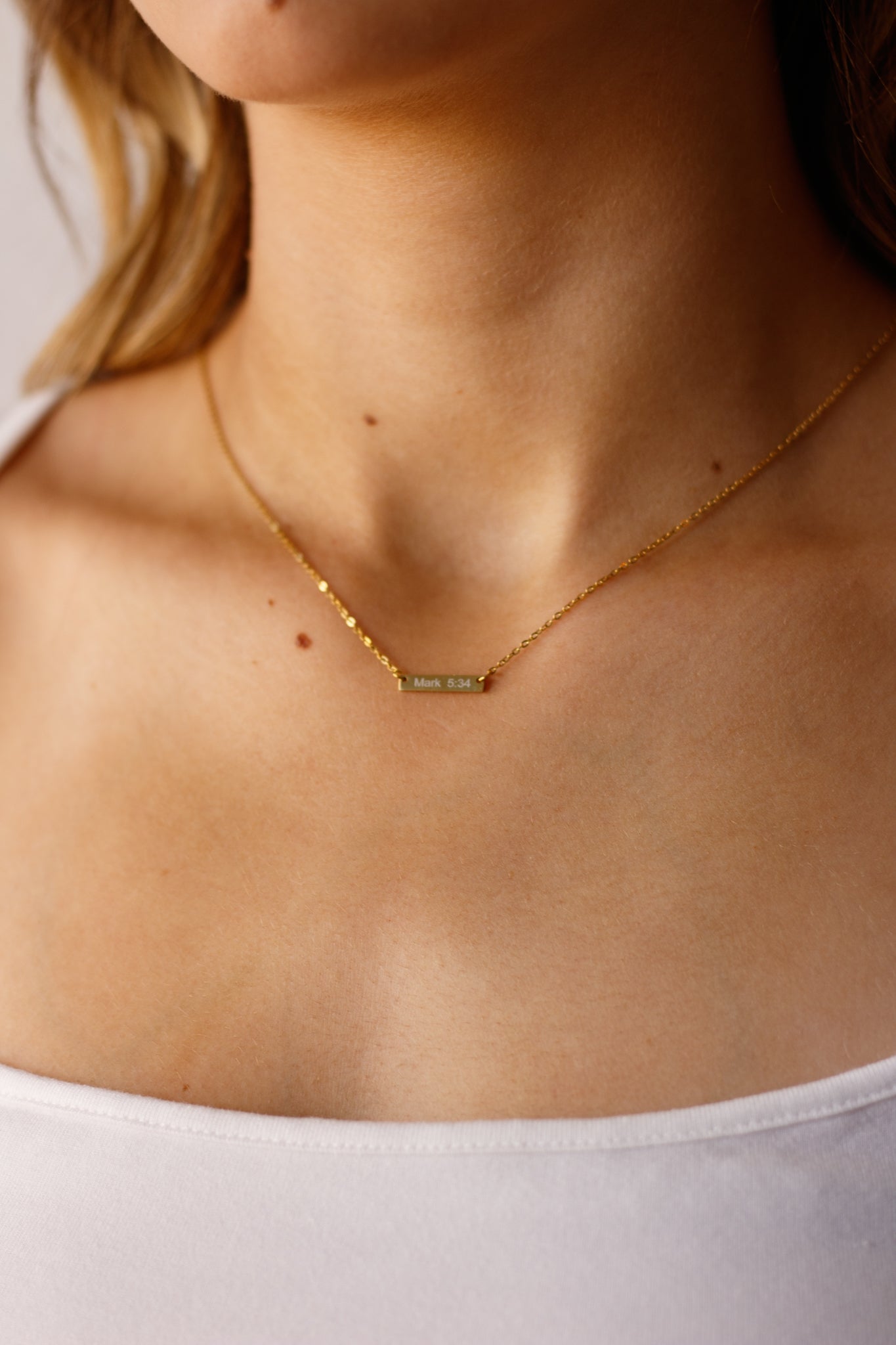 MARK 5:34 NECKLACE