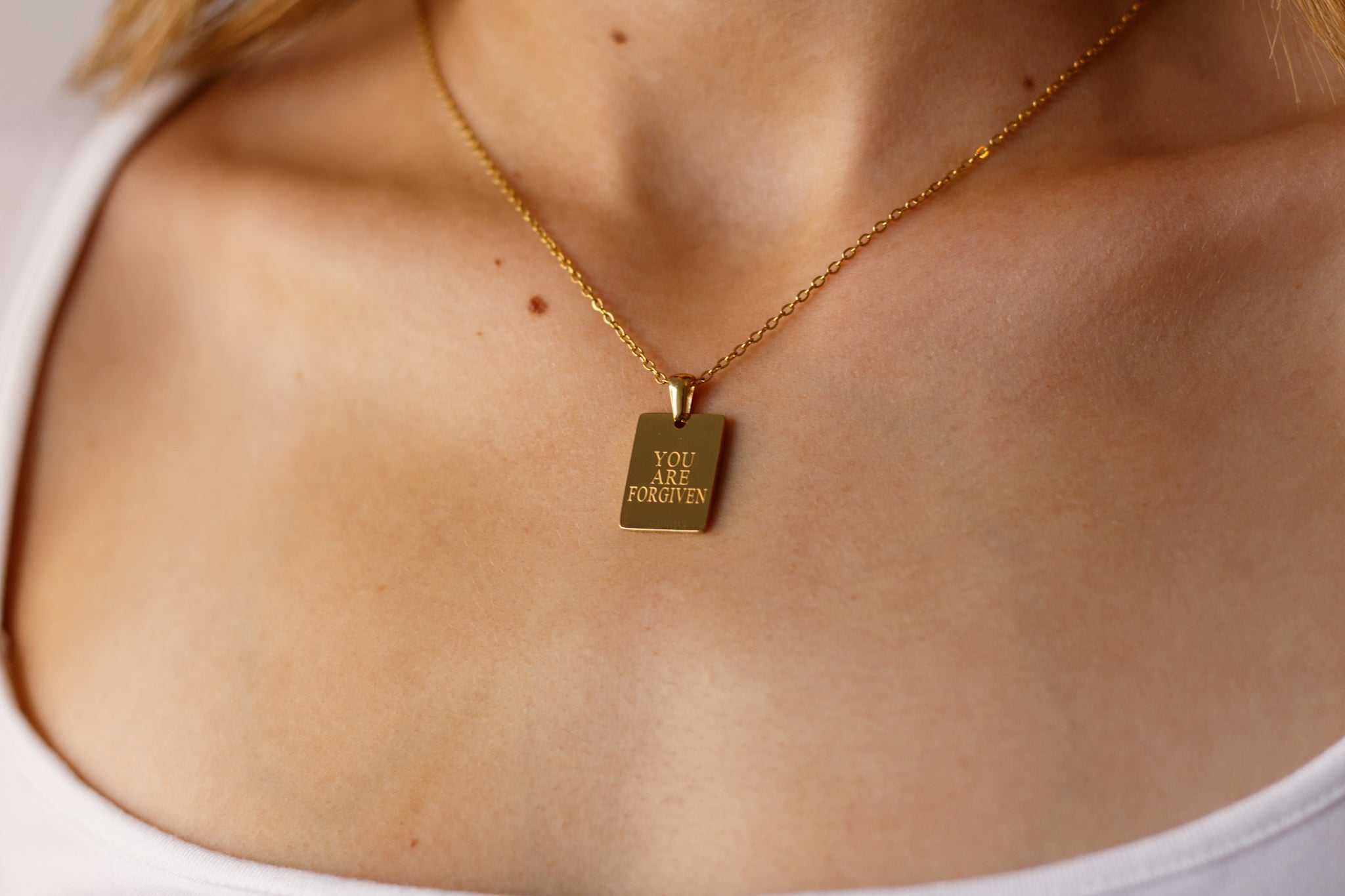 YOU ARE FORGIVEN PENDANT NECKLACE