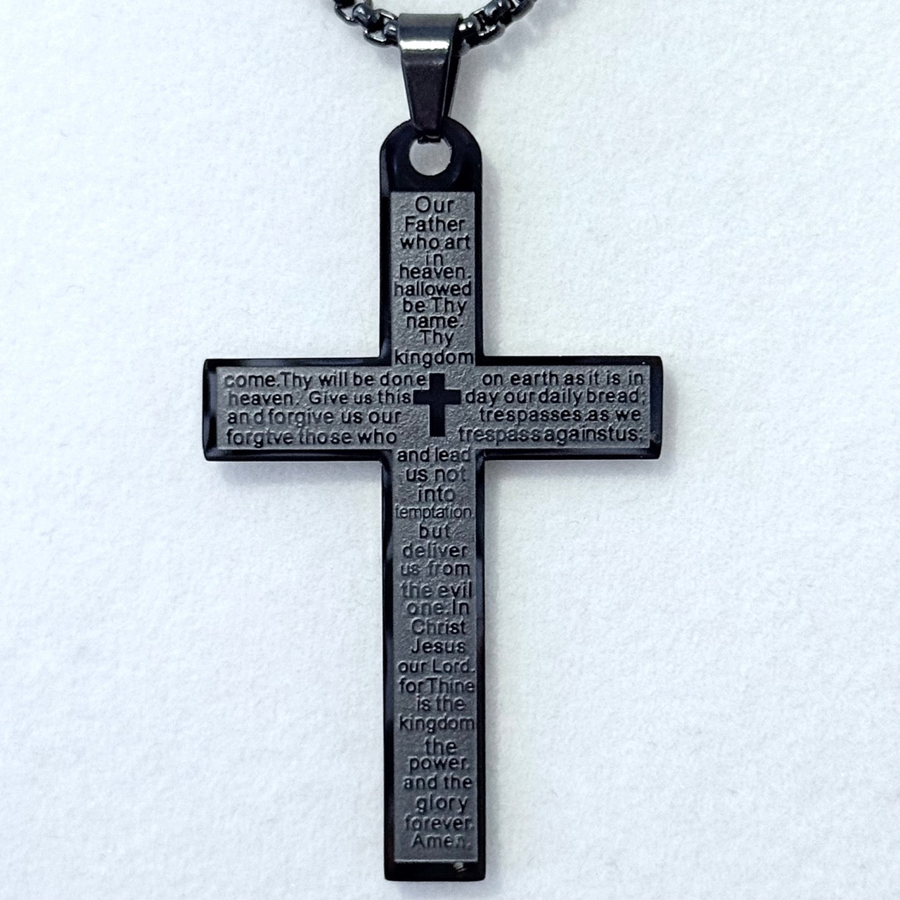 LORD'S PRAYER MEN'S NECKLACE