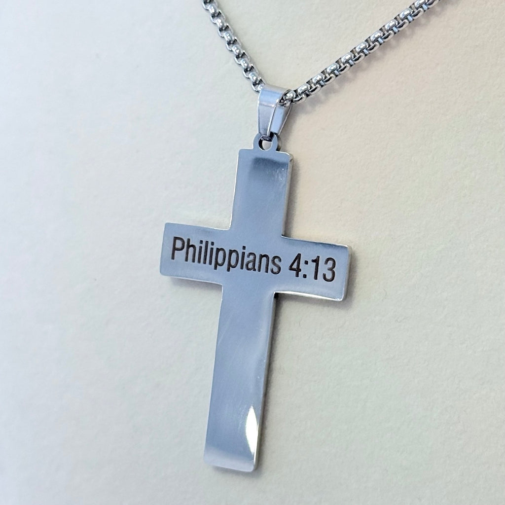 PHILIPPIANS 4:13 MEN'S NECKLACE