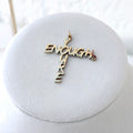 YOU'RE ENOUGH® CROSS CUTOUT CHARM