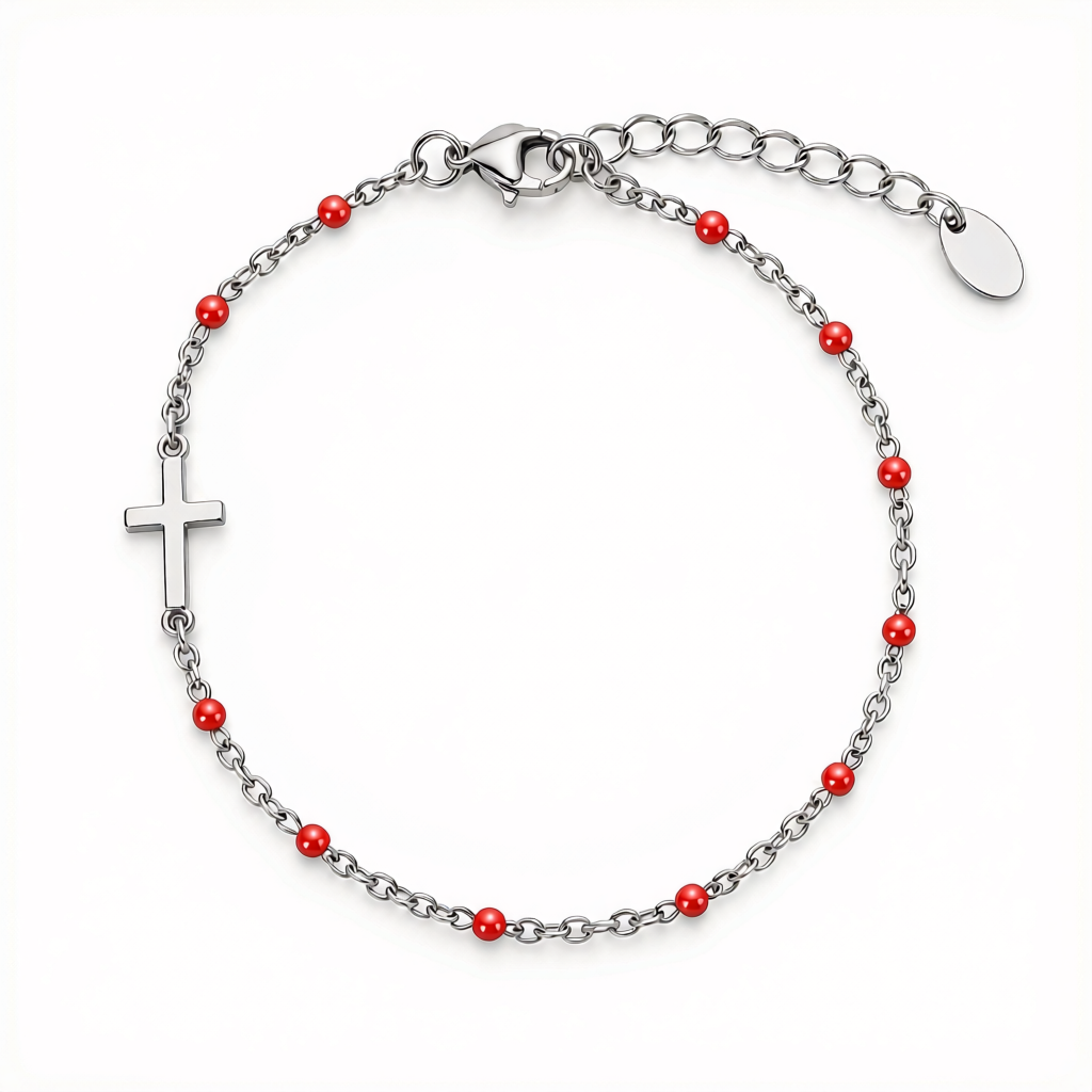 SMALL CROSS COLORED BRACELET