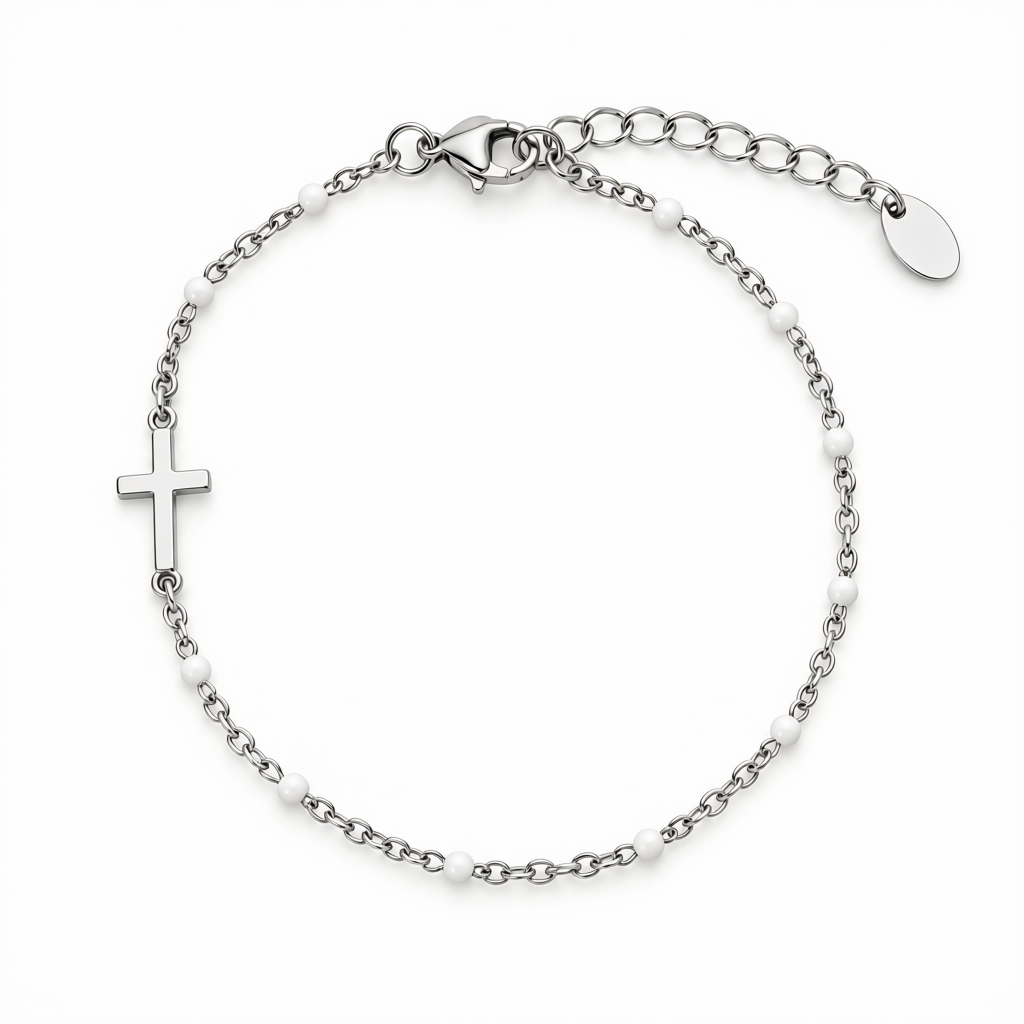 SMALL CROSS COLORED BRACELET